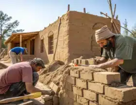 construction terre crue technique