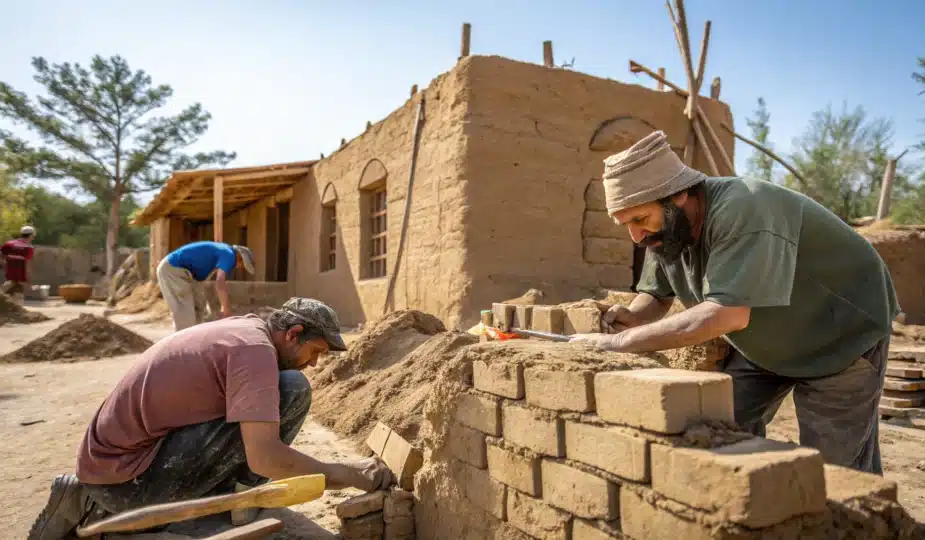 construction terre crue technique