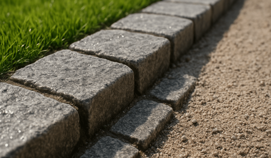pav&eacute; pour bordure